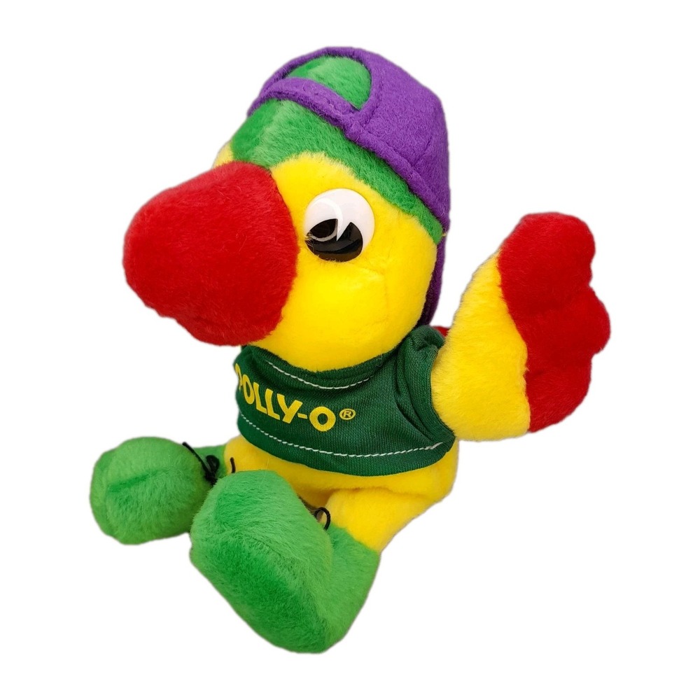Polly-O String Cheese‎ Parrot Plush 7" Advertising Mascot Toy
